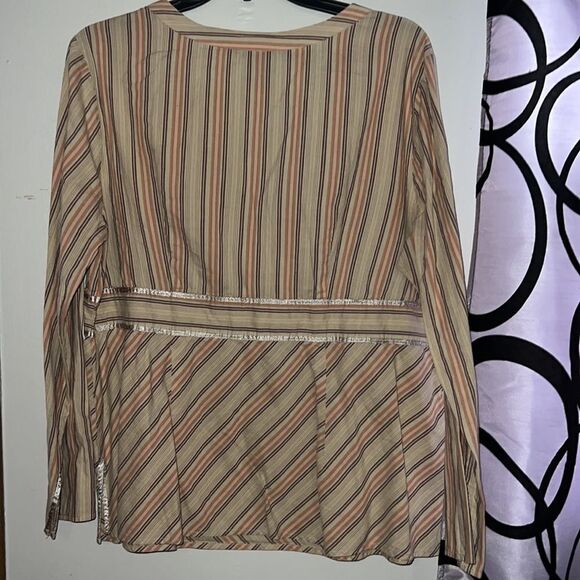 Venezia Striped Blouse size 14/16 - Picture 6 of 8
